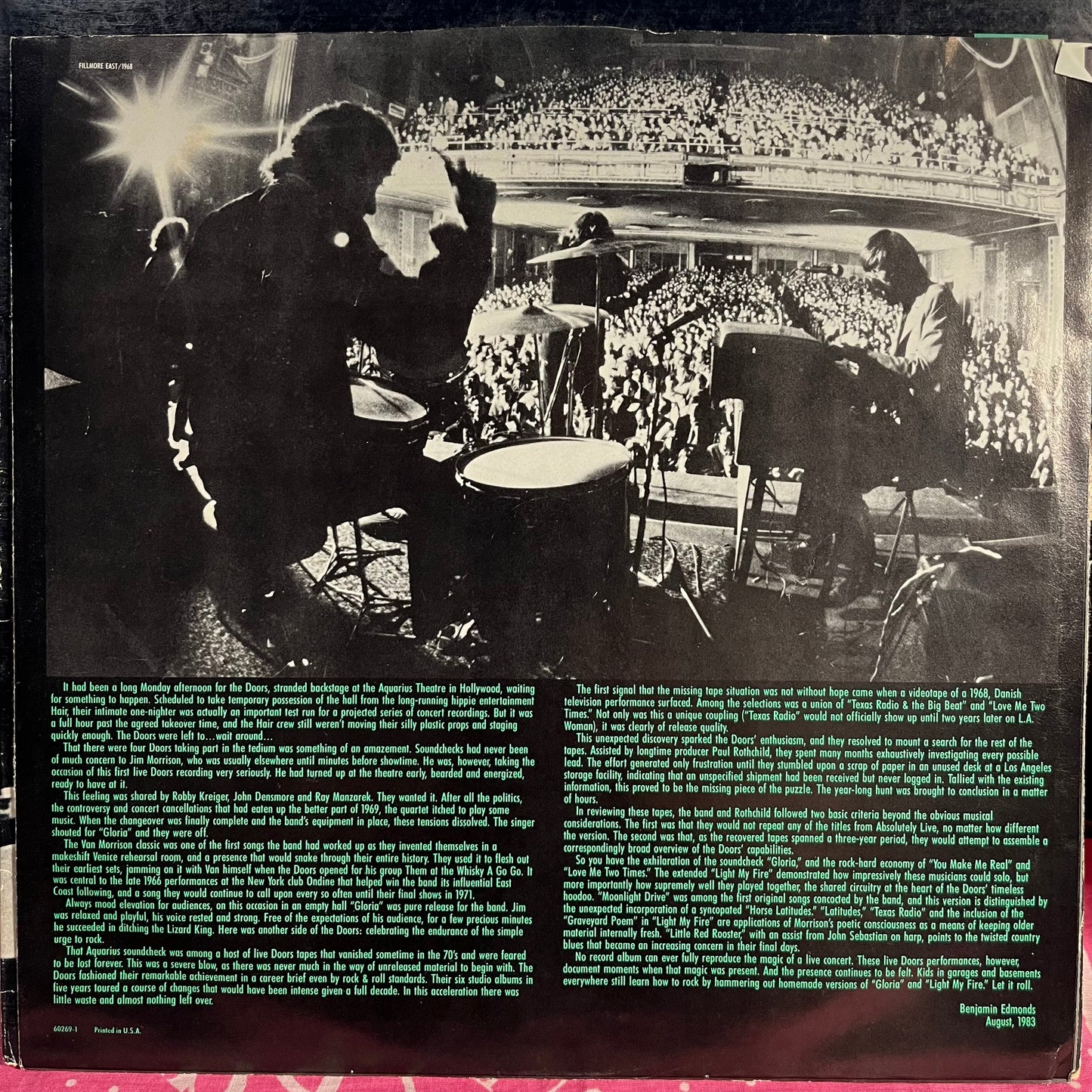 Alive, She Cried *SPECIALTY - SP* | Excellent (EX) Excellent (EX) Retro Vinyl Club