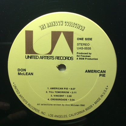 American Pie (VINYL) | Excellent (EX) Very Good Plus (VG+) Retro Vinyl Club