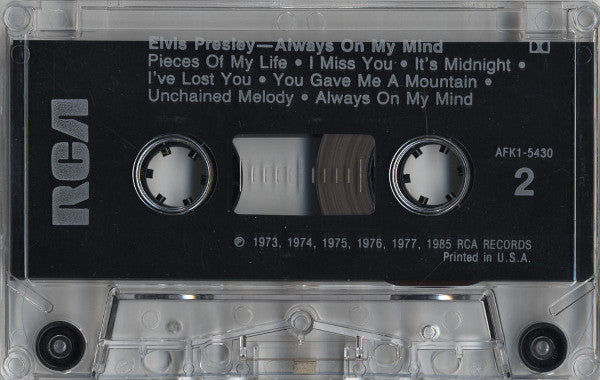Always On My Mind (CASSETTE) | Near Mint (NM) Near Mint (NM) Retro Vinyl Club