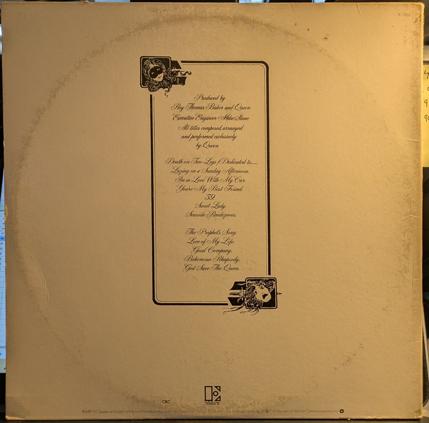 A Night At The Opera (VINYL) | Very Good Plus (VG+) Very Good Plus (VG+) Retro Vinyl Club