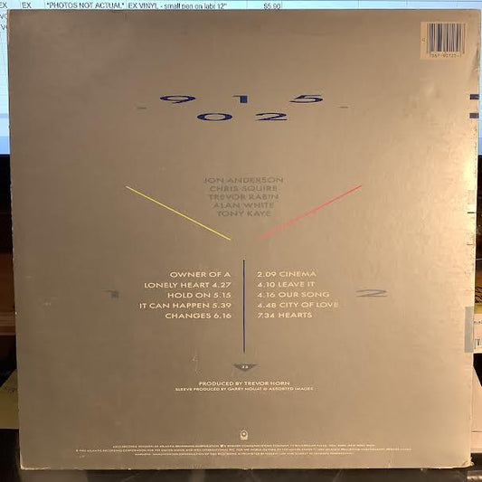 90125 (SPECIALTY - VINYL) | Very Good Plus (VG+) Excellent (EX) Retro Vinyl Club