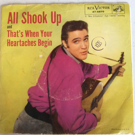 All Shook Up (7" VINYL) | Very Good (VG) Very Good (VG) Retro Vinyl Club