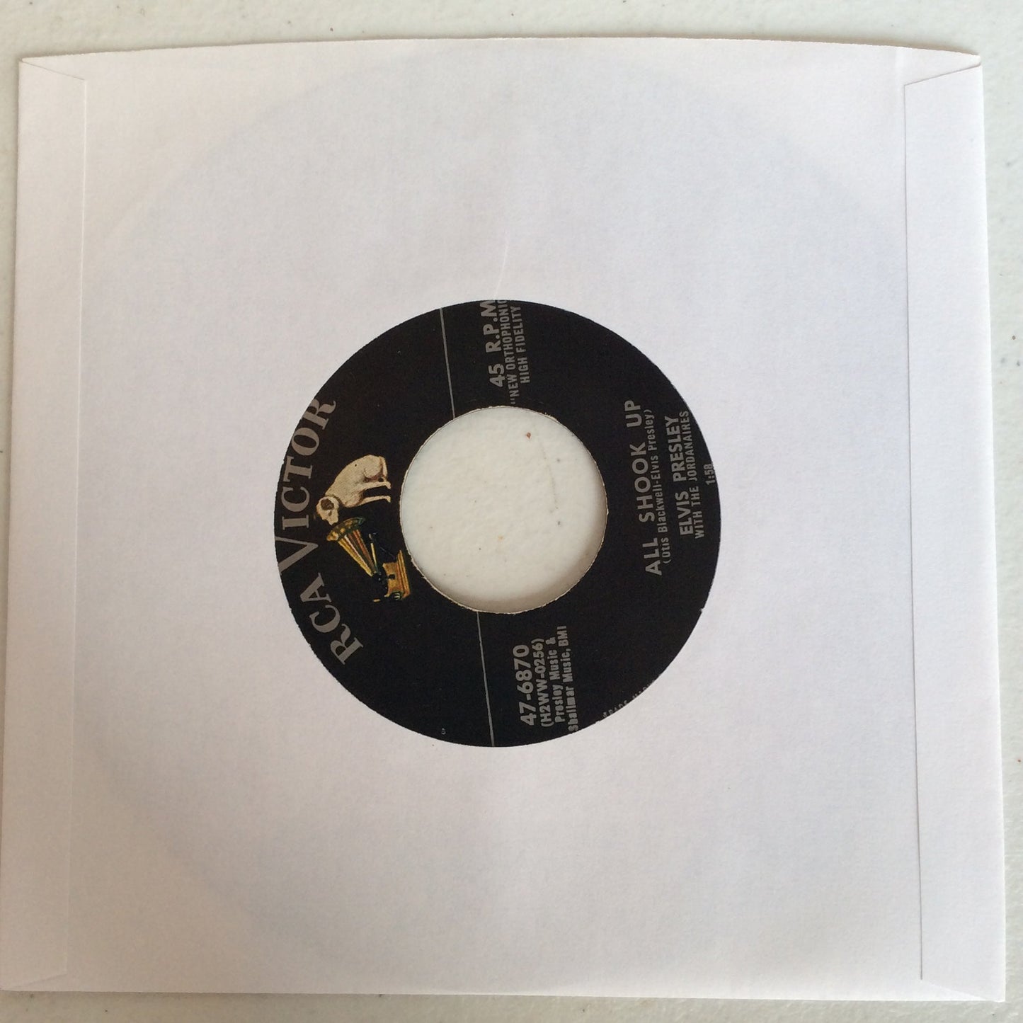 All Shook Up (7" VINYL) | Very Good (VG) Very Good (VG) Retro Vinyl Club