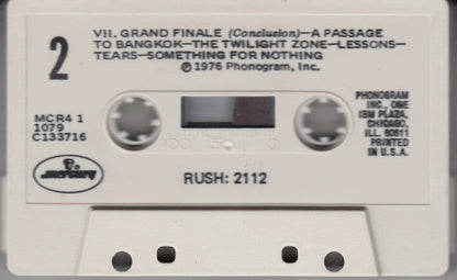 2112 (CASSETTE) | Very Good (VG) Excellent (EX) Retro Vinyl Club
