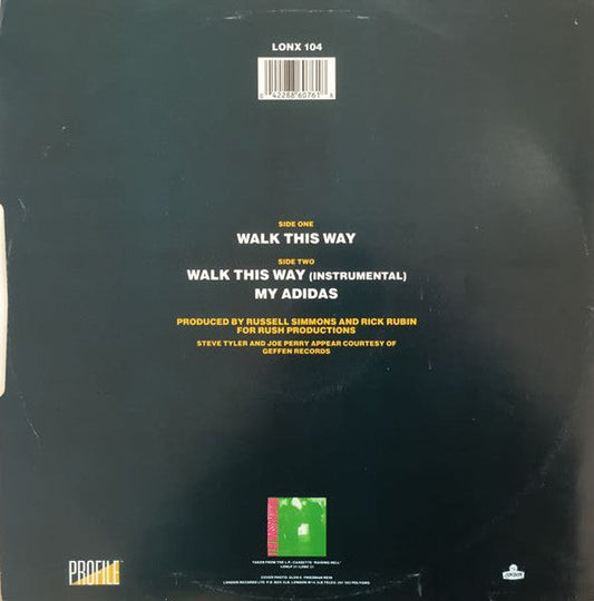 RUN DMC Walk This Way - VINYL 12" -ORIGINAL ISSUE