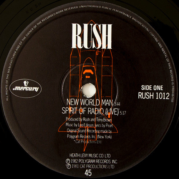 Rush ‎Countdown - VINYL 12"