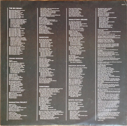 Rush ‎Power Windows - VINYL LP with INNER