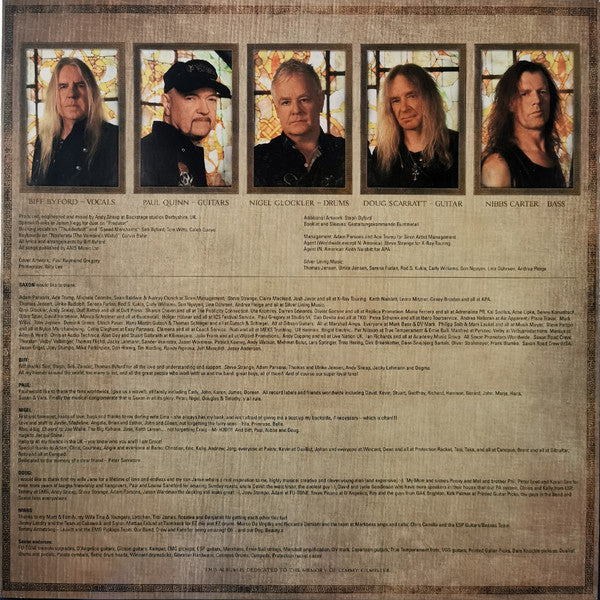 Saxon Thunderbolt - RED COLOURED VINYL 180 GRAM LP