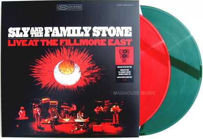 Sly And The Family Stone Live At The Fillmore East - 2 x RED / GREEN COLOURED VINYL LP