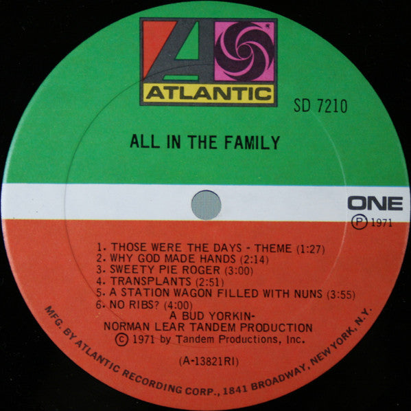 All In The Family |  Near Mint (NM) Retro Vinyl Club
