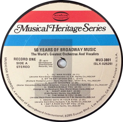 50 Years Of Broadway Music | Near Mint (NM) Near Mint (NM) Retro Vinyl Club