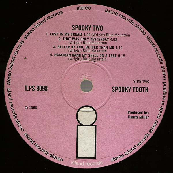 Spooky Tooth Spooky Two - VINYL LP Brown Cover Pink 'i' Lable