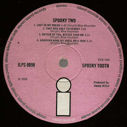 Spooky Tooth Spooky Two - VINYL LP Brown Cover Pink 'i' Lable