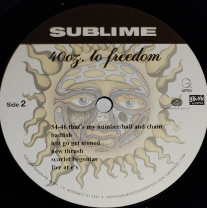40oz. To Freedom (2xVINYL) |   Retro Vinyl Club