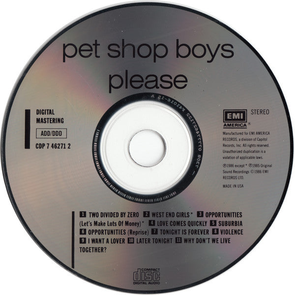Please (CD) | Near Mint- (NM-) Retro Vinyl Club