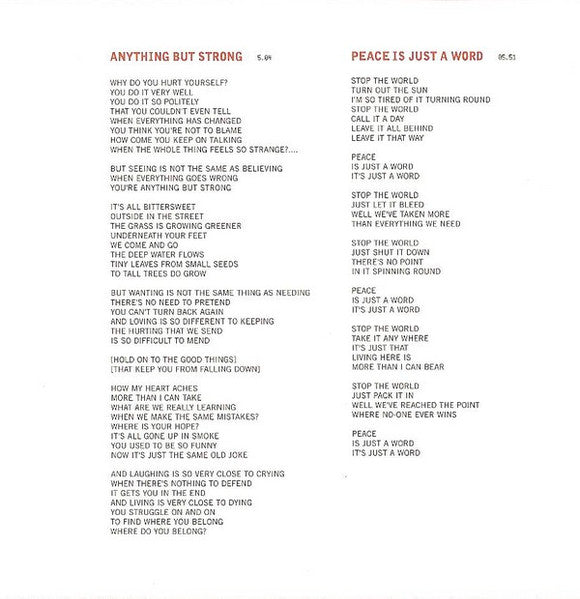 Peace (CD) | Very Good Plus Plus (VG++) Excellent (EX) Retro Vinyl Club