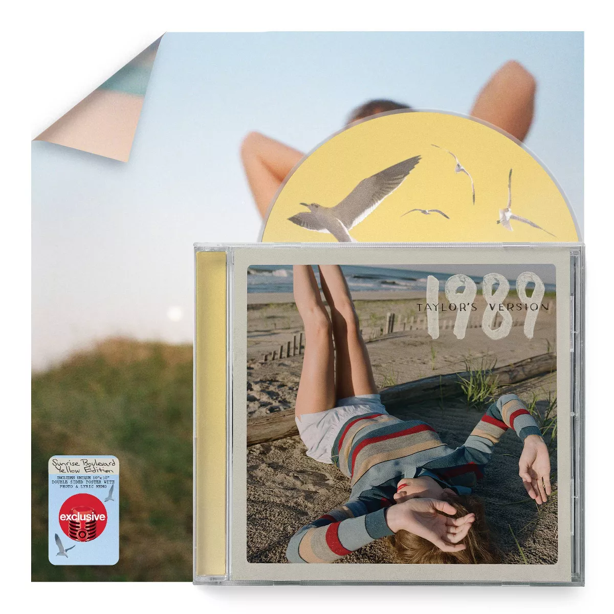 1989: Taylor's Version (Sunrise Boulevard Yellow Deluxe Poster Edition) | Retro Vinyl Club