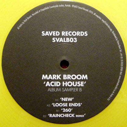 Acid House (Album Sampler B)(YELLOW VINYL) | Near Mint (NM) Generic Retro Vinyl Club