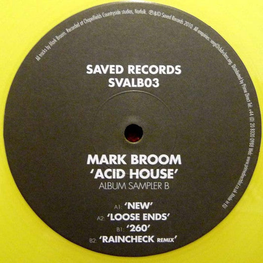 Acid House (Album Sampler B)(YELLOW VINYL) | Near Mint (NM) Generic Retro Vinyl Club