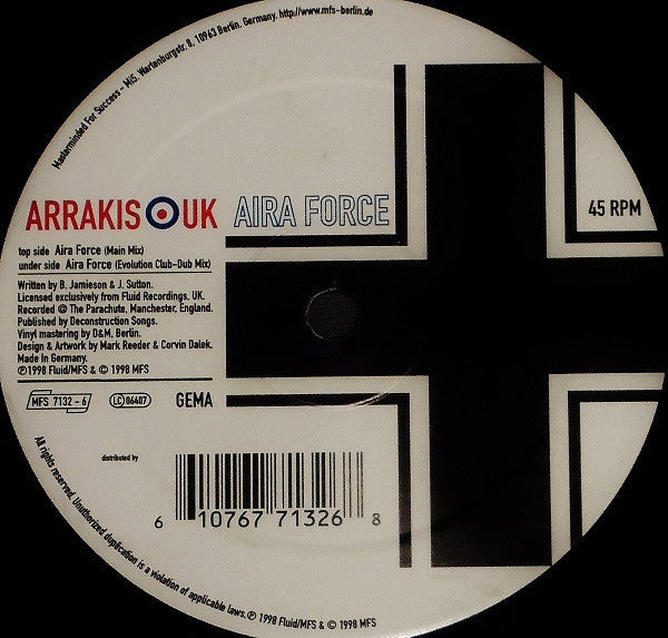 Aira Force | Very Good (VG) Generic Retro Vinyl Club