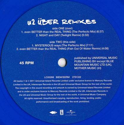 U2 ‎Achtung Baby - 2 x VINYL LP