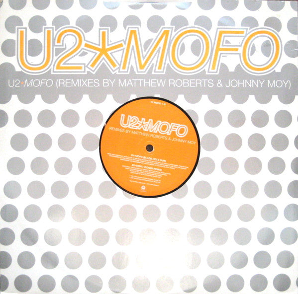 U2 ‎Mofo - PROMO Only Issue VINYL 12" in Custom Die Cut Cover