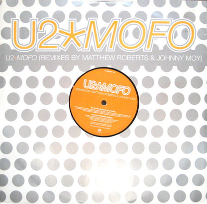 U2 ‎Mofo - PROMO Only Issue VINYL 12" in Custom Die Cut Cover