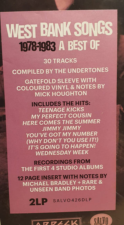 The Undertones ‎West Bank Songs 1978-1983 - 2 x PURPLE & WHITE COLOURED VINYL LP SET