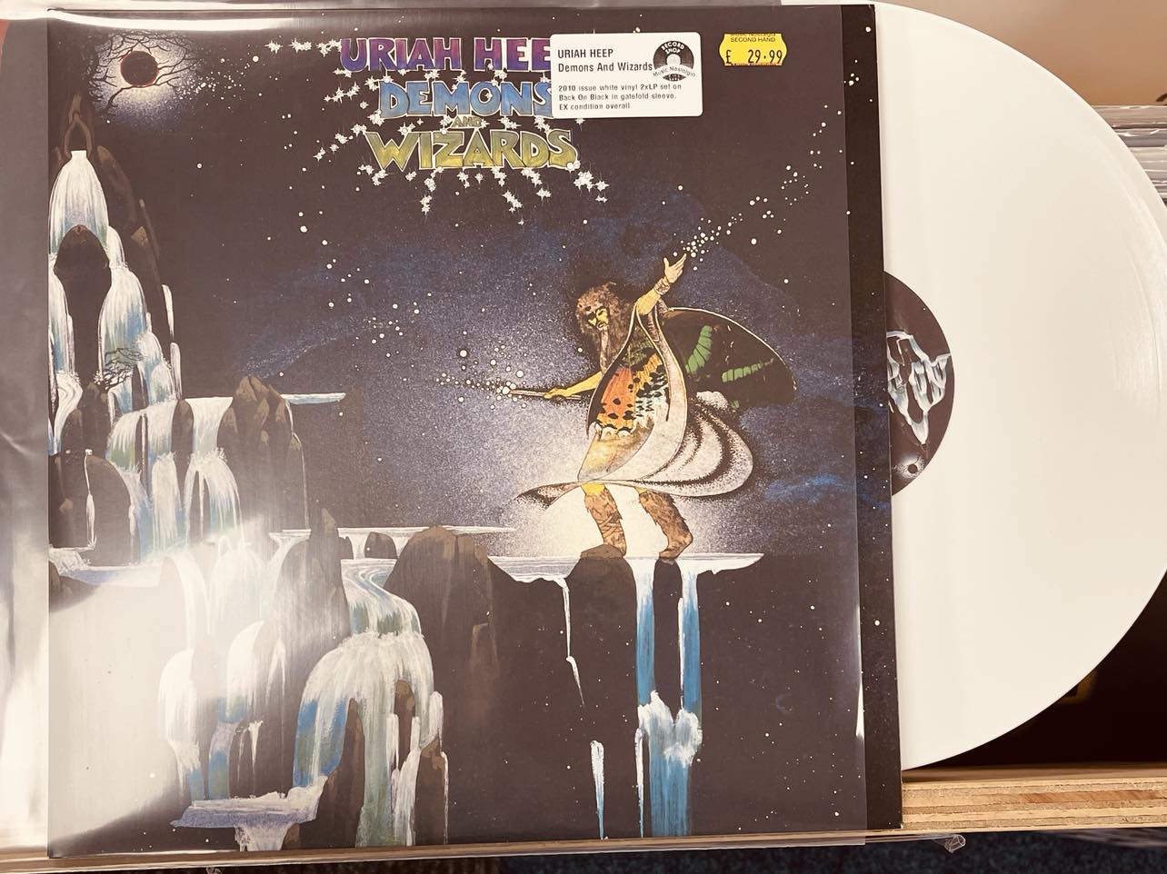 Uriah Heep Demons And Wizards - 2 x WHITE COLOURED VINYL LP SET