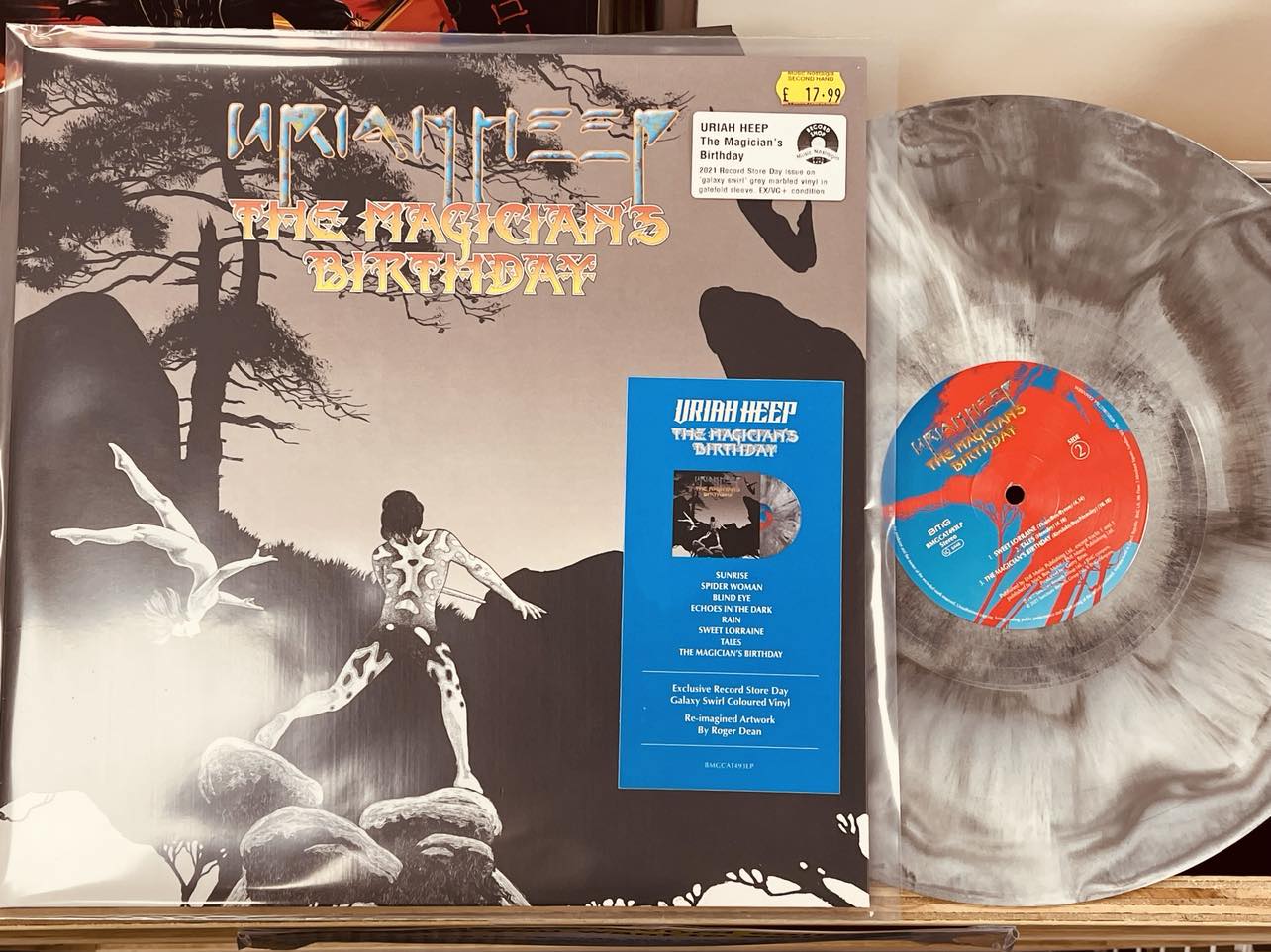 Uriah Heep The Magician's Birthday - GALAXY SWIRL COLOURED VINYL LP RSD ISSUE