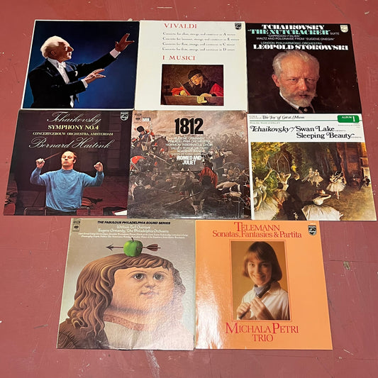 8 CLASSICAL MUSIC VINYL ALBUM LPS (EX TO NM CONDITIONS) | Excellent (EX) Excellent (EX) Retro Vinyl Club