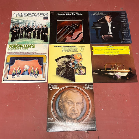 7 CLASSICAL MUSIC VINYL RECORD ALBUM LPS (EX TO NM CONDITIONS) | Excellent (EX) Excellent (EX) Retro Vinyl Club