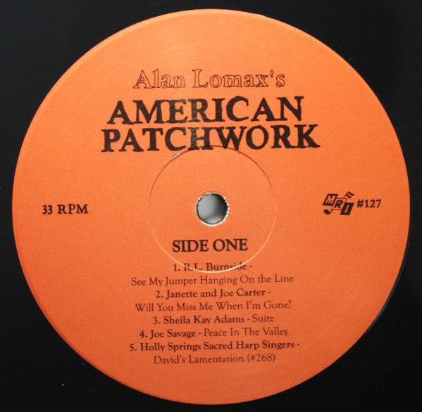 Alan Lomax's American Patchwork |   Retro Vinyl Club