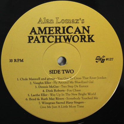 Alan Lomax's American Patchwork |   Retro Vinyl Club