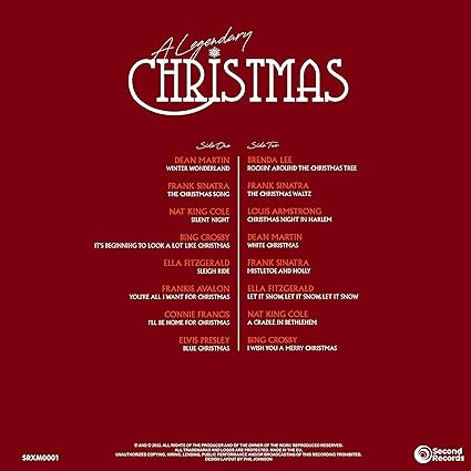 A Legendary Christmas, Volume One: The Red Collection (180g Import) |   Retro Vinyl Club