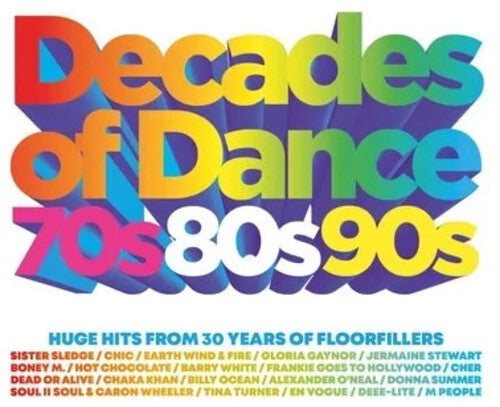 Decades Of Dance: 70s 80s 90s [Import] (3 Cd's) | Retro Vinyl Club