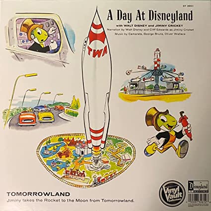 A Day At Disneyland with Walt Disney & Jiminy Cricket |   Retro Vinyl Club