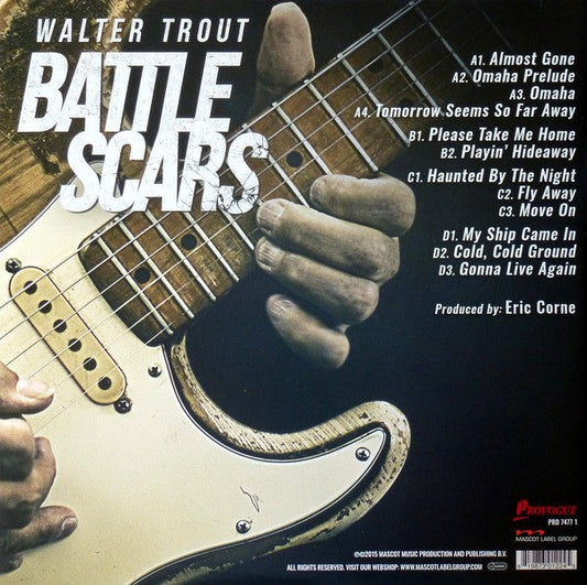Walter Trout Battle Scars - 2 x 180 GRAM VINYL LP SET