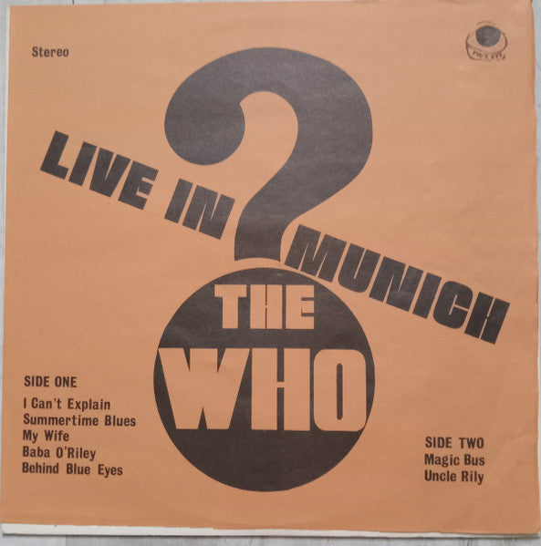 The Who Live In Munich - VINYL LP