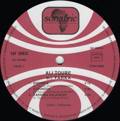 Ali Toure Farka (VINYL 50032) |   Retro Vinyl Club