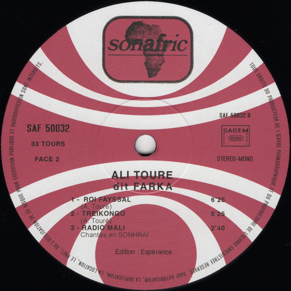 Ali Toure Farka (VINYL 50032) |   Retro Vinyl Club
