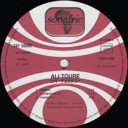 Ali Toure Dit "Farka" (VINYL) |   Retro Vinyl Club