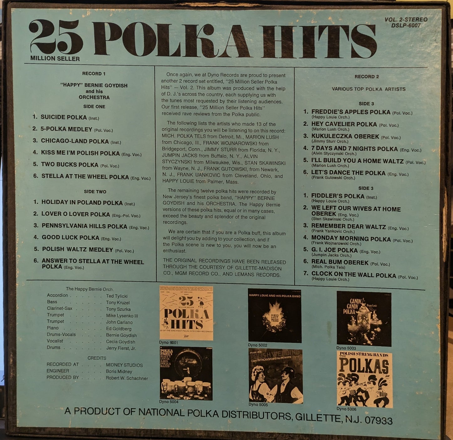 25 Million Seller Polka Hits Vol. 2 | Very Good Plus (VG+) Excellent (EX) Retro Vinyl Club