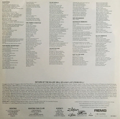 Xentrix For Whose Advantage?- VINYL LP