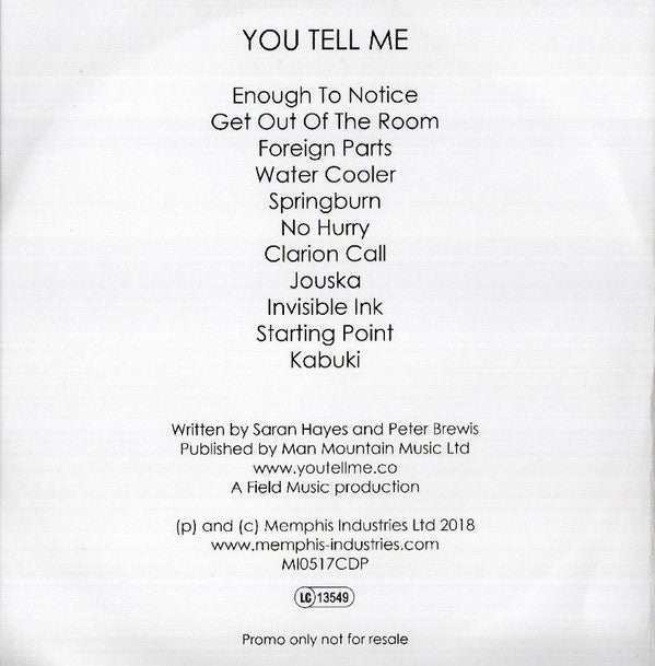 You Tell Me |   Retro Vinyl Club